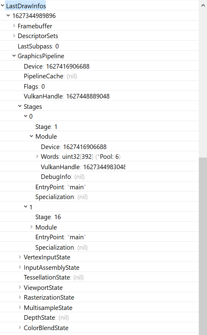 Finding the bound program through the State Pane